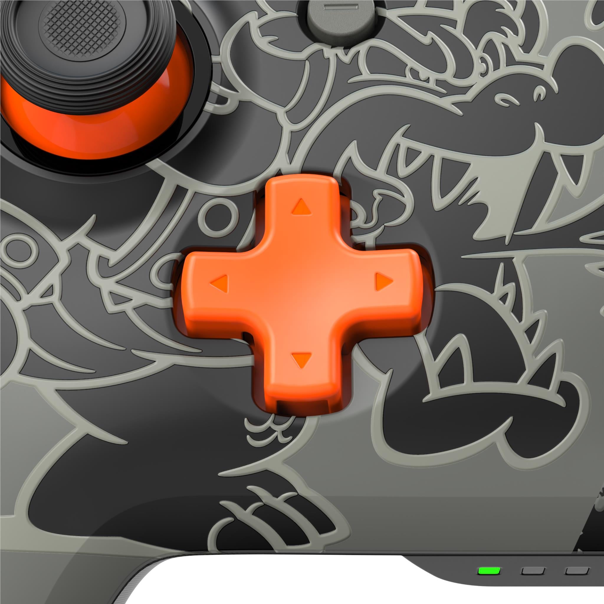 Rematch Glow Wireless Plus Controller for Nintendo Switch (Blackout Bowser)