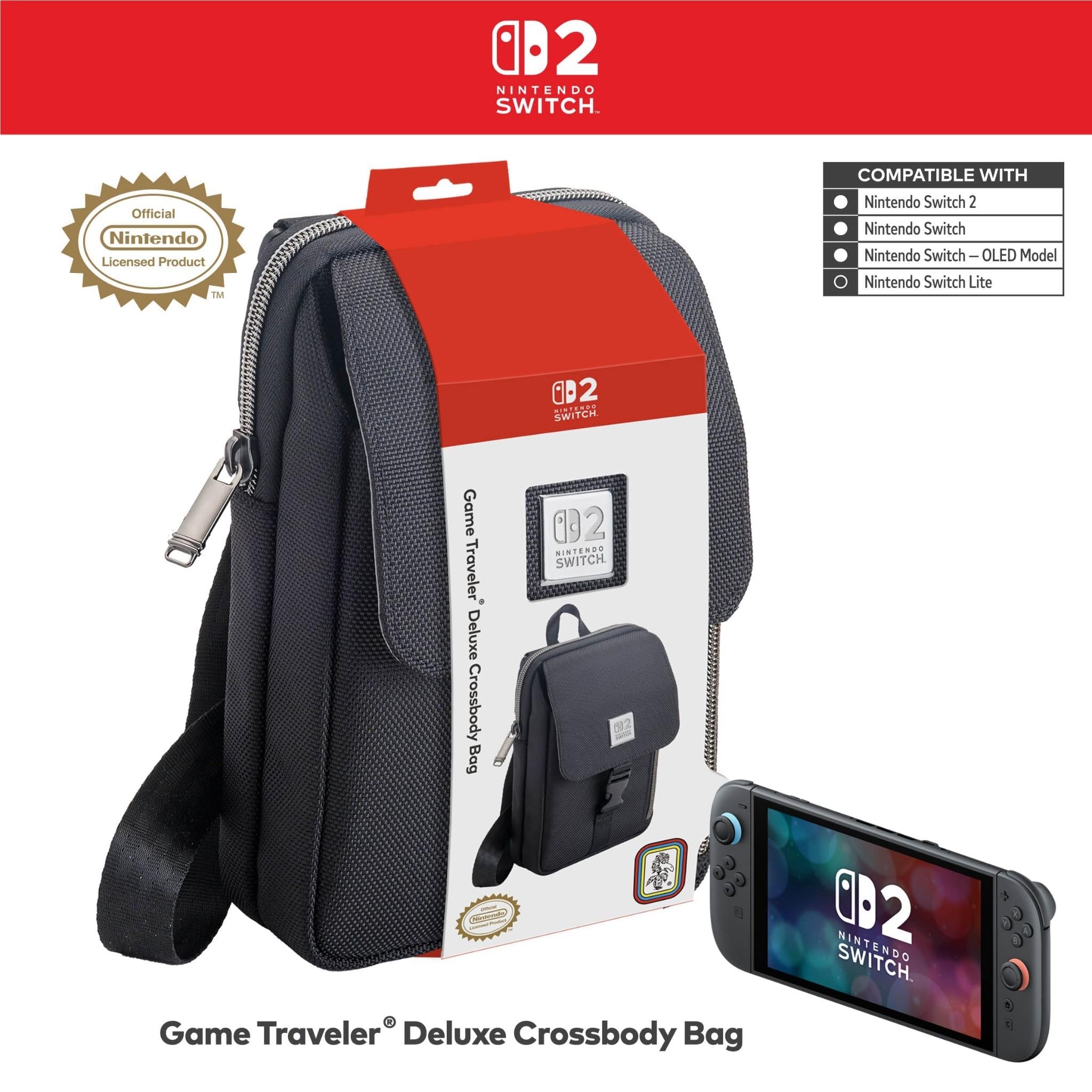 Nintendo Switch 2 Game Traveler® Deluxe Crossbody Satchel