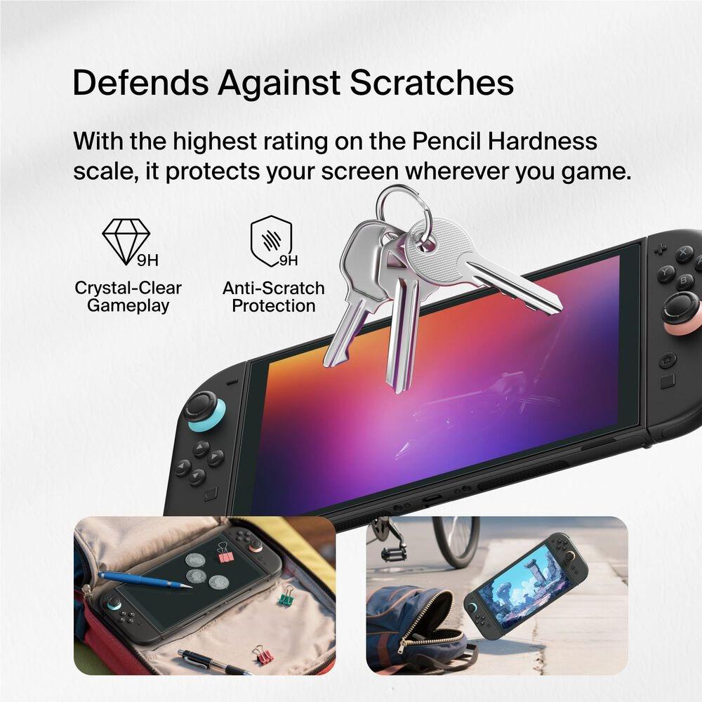 Belkin Gaming Tempered Glass Blue Light Filter Screen Protector for Nintendo Switch 2
